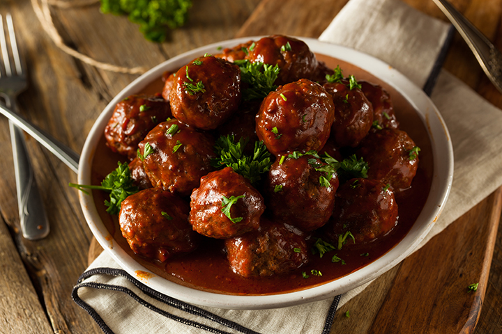 Bacon Meatballs with BBQ